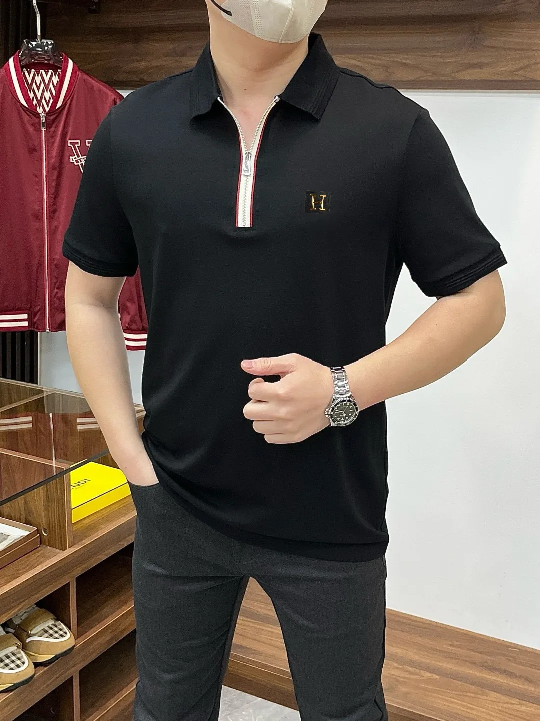 P130, 2026SSNew Arrival T polo， Premium ， ！Classiclogo ！ ， 。 Sizes：M-4XL